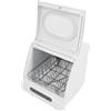 QRANSEUYXY Lavastoviglie da tavolo, mini lavastoviglie con e senza allacciamento dell'acqua, touch control, larghezza 45 cm, spazio per 4 soffitti su misura, mini lavastoviglie per appartamenti, dormitori e