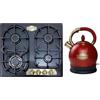 Kaiser KG 9325 Em Retro Gas Cooktop 90cm Autarchico/Cucina a gas/Piano cottura a gas/Enamel Black/Bruciatore a gas/WOK 3,8kW / Piano di cottura a gas/Controllo a gas/Gas naturale e gas propano