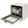 OBLLER Lavastoviglie da tavolo, mini lavastoviglie con e senza attacco dell'acqua, utilizzabile con serbatoio dell'acqua da 5 l e 4 programmi, per appartamenti, campeggio, camper e dormitori