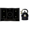 Kaiser Piano cottura a induzione, 77 cm, zona libera, PowerBoost 4,3 kW, Barbecue e Teppan Yakin+WK 2000 Em Retro Bollitore di controllo LED 2 L 1800 W Rotazione