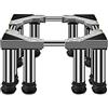 Generic Base per lavatrice regolabile Base regolabile multifunzionale con 4/8/12 gambe Supporto universale per asciugatrice telescopico Lunghezza 65-80 cm Larghezza 36-55 cm Base per lavatrice antiv
