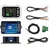 STRAFBRG Contatore di energia intelligente KH140F Battery Monitor 0-120V 400A Tester di tensione corrente Indicatore di capacità Batteria RV VA Coulomb Meter Protezione da perdite da sottotensione(KH160F 0-120