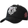 POENVFPO Cappello da Baseball, Cappello da Baseball Hip-hop Ricamato Tigre Animale per Uomo Donna, Circonferenza della Testa 55-60 Cm (Testa di tigre bianca [ricamo 3D])