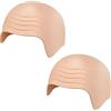 VPB Cappello pelato,Cappello Calvo in Maschera,Cappello Calvo per Bambini,Cappello di Halloween da Uomo e da Donna per Adulti(2 Pezzi)