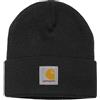 Carhartt, Short Watch Hat - Cappello, Unisex, Colore Black, Taglia Taglia Unica