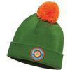 Stihl 4204400002 Beanie Strickmütze Adventure Verde con orangener Bommel
