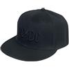 AC/DC Nero On Nero Voltage Logo Pop Art Brim Snapback Cappellino da Baseball Size One Size