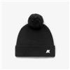 K-Way Cappello vincienne Cardigan Stitch Wool con PON PON K1151QW AZ3 Black Pure Melange 04