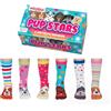 United Oddsocks - Pup Stars- Box 6 Mix and Match Oddsocks For Girls, UK 12-5.5, EUR 30.5-38.5. Divertente e novità compleanno, Natale, calzini per cani regalo per ragazze, multicolore, 12-5.5