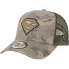 New Era A-Frame Adjustable Trucker Cap - Superman Wood Camo
