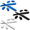 SOODASE Blu/Nero/Bianco Kit gommini di ricambio in silicone Per Oakley Fast Jacket XL Occhiali da sole
