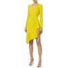 Elisabetta Franchi Abito Midi in Georgette di Viscosa Cedro ABT4442E2 271 42