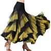 YAOTT Gonna Lunga da Flamenco Donna Gonna a Rete per Danza Standard e Moderno Ballo da Sala, Donne Danza Classica Tango Valzer Gonne da Pratica Costume da Ballo F Taglia Unica