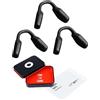 OWORK 3 paia di naselli in silicone ultra morbido per occhiali da sole Oakley Coinflip OO4144/Hex Jector OX8032/Metalink OX8153/Activate OX8173, kit di ricambio per occhiali antiscivolo a pressione,