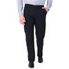 Ciabalù Pantaloni Lino Uomo vestibilità Comoda Pantaloni Uomo Estivi Chiusura Cerniera e Bottone Pantaloni Uomo Eleganti Lino Cotone Primavera Estate (IT, Numero, 46, Regular, Regular, Blu)