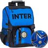 FRANCO PANINI Novidea Zaino Scuola Estensibile Compatibile con Inter Neroazzurri 40x28x13 cm con Portachiave Cubo in Omaggio