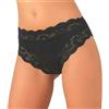 JADEA Slip Donna Art. 742 6 Pezzi in Cotone Modal, Slip Midi (6 Pezzi Nero, 5)