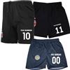 BrolloGroup Pantaloncini Calcio di Inter o M I L A N Replica, Personalizzabili con Il Tuo Numero Preferito o del Tuo Giocatore Luataro Ibrahimovic, LEAO, Giroud, REBIC, Theo PS 27745