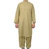 Desert Dress Abito Deserto Marrone Pakistan Indiano Kurta Mens Ragazzi Vestito Vestito 2 Pezzi Camicia Pantaloni Salwar Kameez Marrone XL