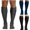 SalGiu Calze Uomo Filo di Scozia Lunghe (6-9-12 paia) Cotone Eleganti Colorate Tinta Unita (IT, Numero, 39, 46, Regular, Tall, 3 Blu 3 Nero 3 Grigio)