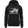 ASUS Cj1200 Felpa con Cappuccio, Nero, L Unisex-Adulto
