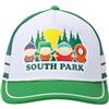 Bioworld South Park Pine Tree Sunset - Cappello da camionista per adulti, colore: bianco, Verde, taglia unica