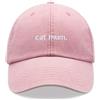 Cap Base Cat Mum Cappello da baseball vintage lavato unisex papà cappello regolabile, rosa, Taglia unica