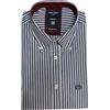 Ascot Sport Camicia 100% Cotone (IT, Testo, L, Regular, Regular, Grigio/Bianco)