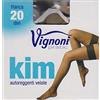VIGNONI 12 PAIA DI AUTOREGGENTI DONNA 20 DEN. ART. KIM COL. A SCELTA TG. UNICA (UNICA, DAINO)