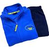 Navigare Pigiama Tuta Pile Uomo Taglie Calibrate Chiusura Zip Moda Egidio (58, Bluette)