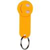la clessidra 50 (cinquanta) pezzi portachiavi con gettone SMILE dimensione 6,7x2,8x0,6 cm 5 colori (verde)