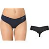 Sloggi Zero hipstring, Offerta 4-6 Pezzi, Perizoma Donna Invisibile in Cotone Taglio Laser (4 Pezzi Bianco, L)