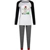 Generic Accogliente pigiama natalizio da donna, set pigiama da donna, in cotone, a maniche lunghe, biancheria da notte taglie forti, set pigiama natalizio morbido a maniche lunghe e pantaloni, set pigiama