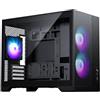Phanteks XT M3, Case Gaming Compatto Micro-ATX, Filtro Mesh ad Elevate Prestazioni, Finestra in Vetro Temprato, 3 Ventole D-RGB da 120mm incluse, Nero