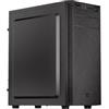 ENDORFY Armis 100 Solid, piccolo case per PC ATX, ventola da 120 mm inclusa, GPU fino a 335 mm, dissipatore per CPU da 165 mm, pannello frontale con 2 USB-A, lettore di schede di memoria, EY2A015