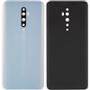 Generico Copri Batteria + biadesivo compatibile con Oppo Reno2 Z (Reno 2Z) Vetro Posteriore Back Cover Retro Scocca adesivo (Bianco)
