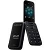 Nokia 2660 Flip Feature Phone con display da 2,8 pollici, connettività 4G, compatibilità apparecchi acustici (HAC), fotocamera integrata, lettore MP3, radio FM wireless e giochi classici (Dual SIM),