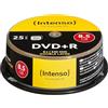 Intenso 4311144 DVD-R da 8.5 GB, 25 Pezzi