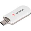 Verbatim Plectra USB-C Flash Drive, 256 GB, bianco