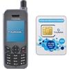 OSAT Thuraya XT-LITE telefono satellitare + SIM card prepagata standard con 170 unità | Validità 365 giorni | Copertura voce e SMS per comunicazioni a distanza e emergenze