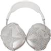 MORWLAT Custodia protettiva per AirPods Max con strass luccicanti e stelle, custodia morbida trasparente e scintillante da donna, accessorio protettivo per Apple AirPods Max (stelle)
