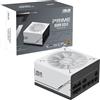 ASUS Prime 850W Gold, Alimentatore Modulare per PC, 850W di Potenza, PCle Gen 5.0, 80 Plus Gold, Standard ATX 3.0, Ventola con Doppio Cuscinetto a Sfera, Bianco, PRIME-850W-GOLD