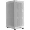 Corsair 2000D AIRFLOW Custodia PC Mini-ITX - Formato Mini-ITX - Pannelli in acciaio a maglia - Tre slot GPU - Ottimizzato per il raffreddamento - Ingressi e uscite Moderni in facciata - Bianco