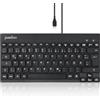 Perixx Periboard-426 - Mini - USB - Interruttore a chiave a membrana - QWERTY - Nero