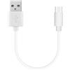 GEEKRIA Cavo di ricarica USB corto per cuffie Geekria, compatibile con Yamaha, Logitech, Sony, Bose, B&W, Skullcandy, Corsair - cavo di ricarica sostitutivo USB-A su USB-C (1 ft / 30 cm)