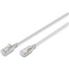 DIGITUS Cavo LAN Cat 6A - 5 m - Versione sottile AWG 32/7-10 Gbit/s - Cavo di rete RJ45 - F/FTP - PoE+ - LSZH - Compatibile con Cat-7, Cat-6, Cat-5e - Grigio