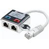 Manhattan Intellinet 504195 RJ-45 RJ-45 Argento cavo di interfaccia e adattatore
