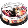 Emtec ECOC802552CB Confezione CR-R da 25 Pezzi, 52x, 700 MB, Rosso