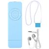 MUNEFE Lettore Musicale Mp3, Lettore Musicale Digitale, Lettore Mp3 metriultimediale Portatile con Cordino per Ascoltare Musica(Blu)