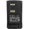 TECHTEK Batteria 2300mAh compatibile con [TETRA] CASSIDIAN THR9, HR8509AA, HT9588AA, per [Airbus] THR9, C-30, Ex, THR9i, per [EADS] C-30, THR9i, per [Nokia] THR9+, sostituisce BLN-5i, BLN-6, BLN-Ex-2
